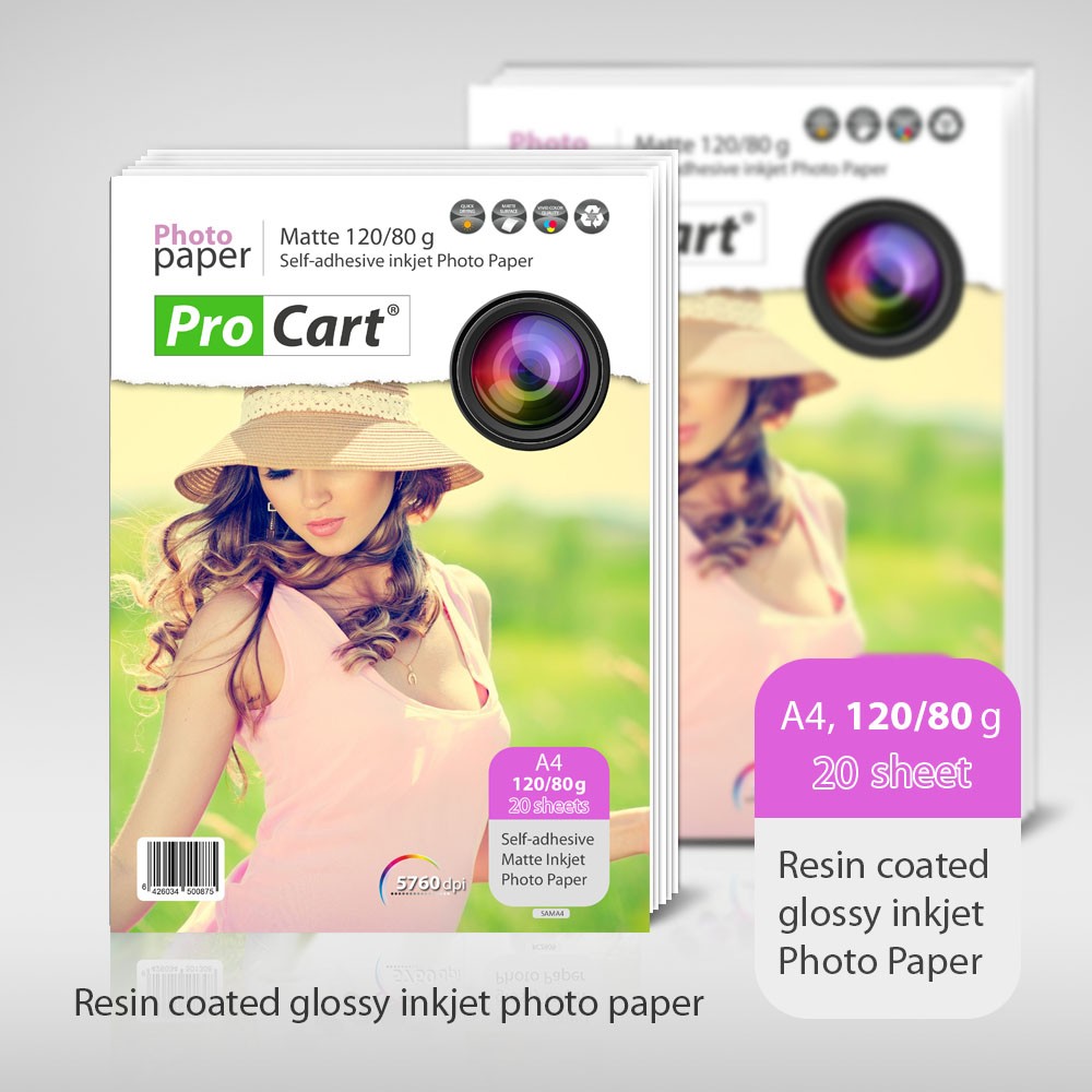 Top 20 coli hartie foto Procart autoadeziva mata 120/80g, format A4 - imagine 3